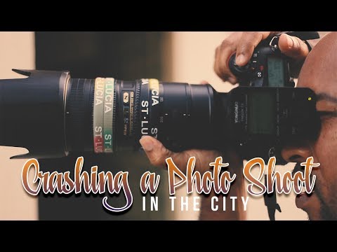 Crashing a Photoshoot in the City