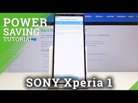 How to Enable Power Saving Mode in SONY Xperia 1 – Extend Battery Life