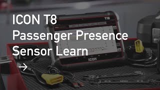 ICON T8 Passenger Presence Sensor Learn