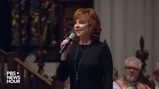 WATCH: Reba McEntire sings &#39;The Lord’s Prayer&#39; at George H.W. Bush&#39;s funeral