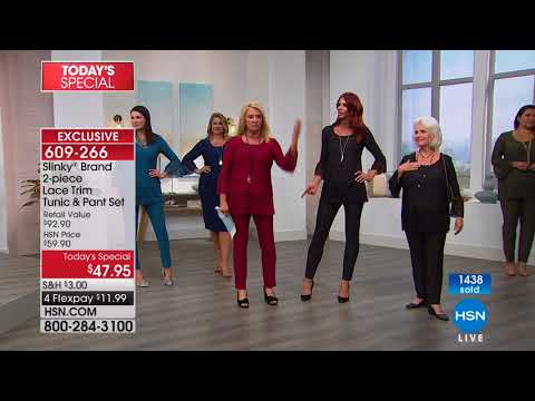 HSN | Slinky Brand Fashions 08.12.2018 - 01 AM