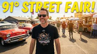 91° at Melrose Street Fair: Car Show, Coffee & Tiffany’s First Green Tea!
