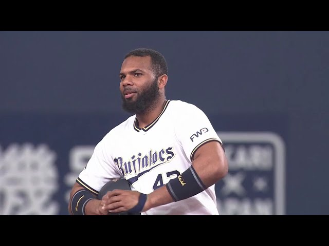 【練習試合】三塁線へ鋭い一打!! バファローズ・ロドリゲスのタイムリー2ベースヒット!! 2020/6/6 B-C
