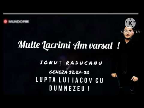 IONUȚ RADUCANU - MULTE LACRIMI AM VĂRSAT 2024 !
