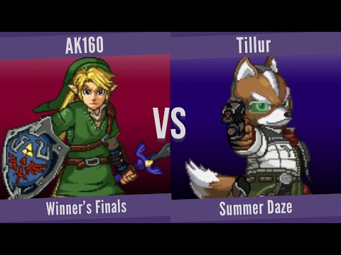 AK160 (Link) vs. Tillur (Fox) - Winner's Finals - Summer Daze