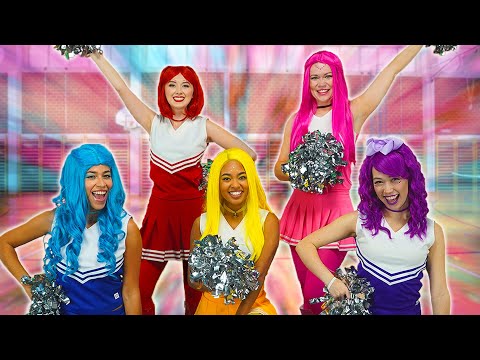THE SUPER POPS CHEERLEADER TEAM. (Season 2 Episode 1 Part 1) Totally TV Videos for Teens.