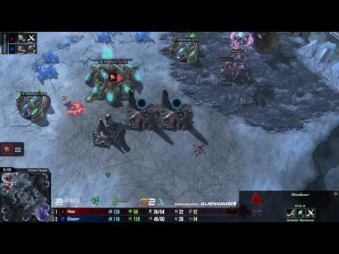 WCS - ZvP -Elazer vs Has - g4 - Starcraft 2 HD polski komentarz