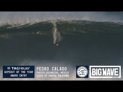 Pedro Calado at Puerto  - 2016 TAG Heuer Wipeout Entry - WSL Big Wave Awards