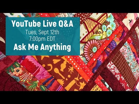 Youtube Live Q&A Sept 12, 2023