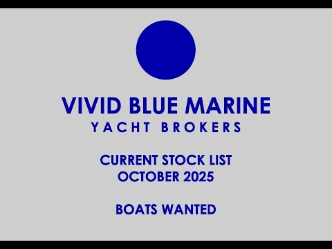 VIVID BLUE MARINE - BOATS FOR SALE OCTOBER 2025