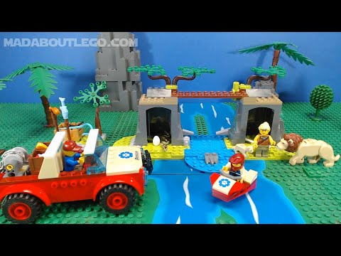 Конструктор LEGO City «Спасательный внедорожник для зверей» 60301 / 157 деталей