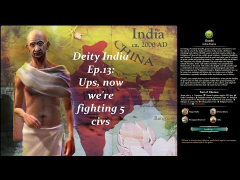 Civ 5 Vox Populi: Deity India - Ep.13: Ups, now we're fighting 5 civs