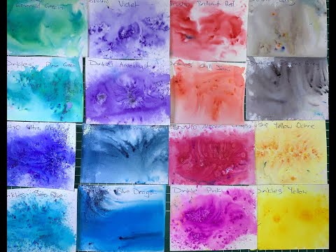 Colorcraft Brusho  & Lavinia Dinkles Is there is a difference???  Is one better than the other???