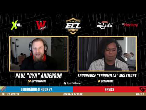 ECL '22 Winter - Elite Week 2: Djurgården Hockey vs. hREDS