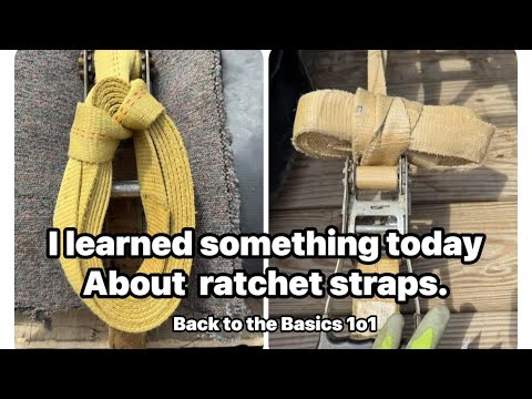 How to secure a professional ratchet strap .￼