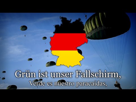 Grün ist unser Fallschirm | Canción de los paracaidistas alemanes (Fallschirmjäger)
