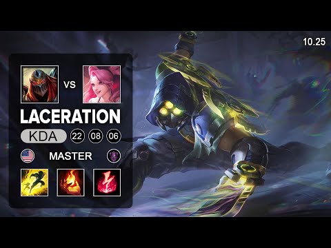 Laceration Zed Mid vs Seraphine - NA Master Patch 10.25
