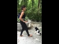 Push back and forth like a wave Qi gong exercise number 12