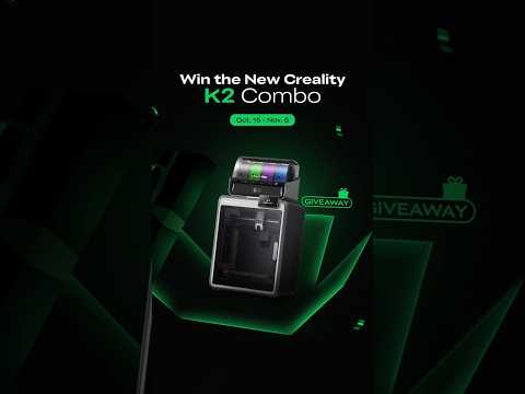 🎉 GIVEAWAY TIME NOW 🎧 Enjoy the ASMR Unboxing of Creality K2 Combo and Win It!