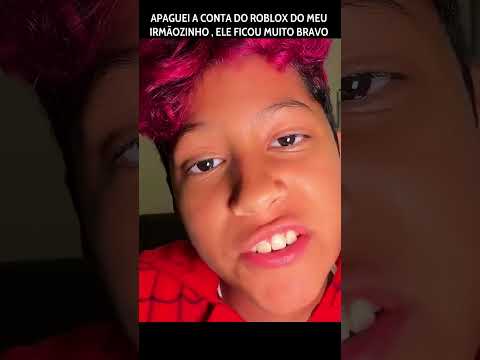 APAGUEI A CONTA DO ROBLOX DO MEU IRMÃOZINHO , ELE FICOU MUITO BRAVO #emillyvickof #dosrosas