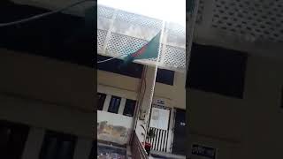 শহীদ দিবস ও আন্তর্জাতিক মাতৃভাষা দিবস ২০২০ উপলক্ষে জাতীয় পতাকা উত্তোলন