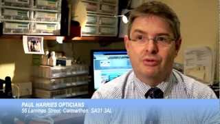 preview picture of video 'Paul Harries Opticians, Carmarthen'