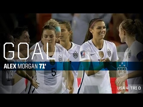 WNT vs. Trinidad & Tobago - Alex Morgan Third Goal - Feb. 19, 2016