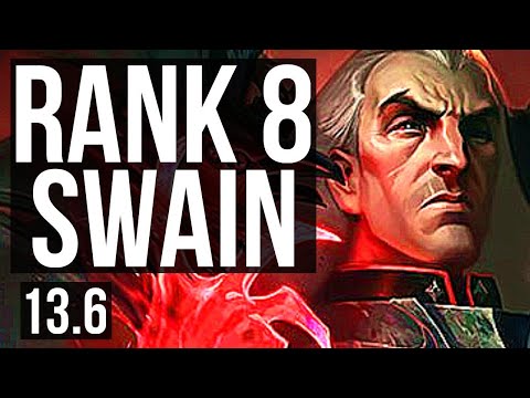 SWAIN vs TALON (MID) | 6/1/17, Rank 8 Swain, 400+ games, Dominating | KR Challenger | 13.6