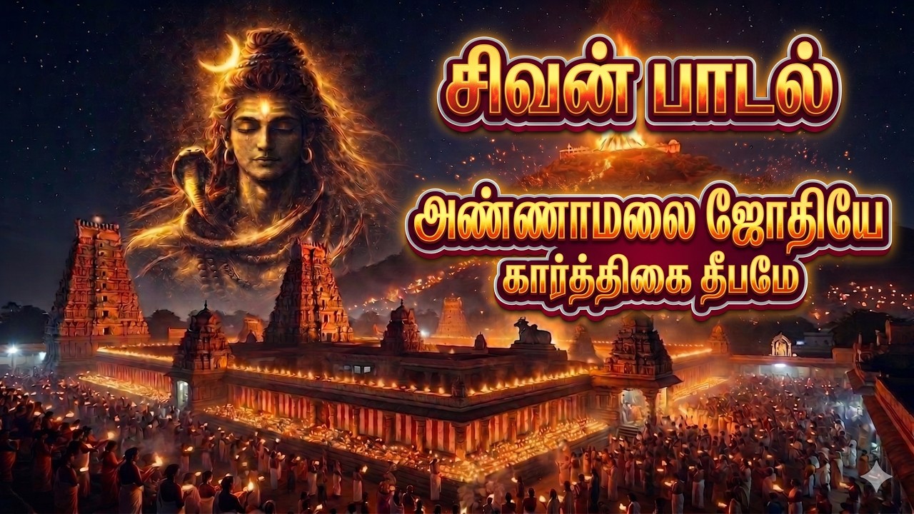அண்ணாமலை ஜோதியே 🔥 | கார்த்திகை தீபமே | Powerful Arunachala Shiva Devotional Son