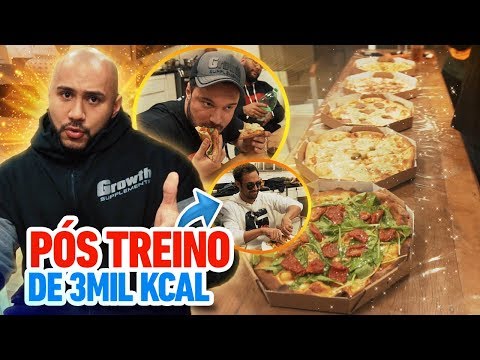 TEAMGROWTH JANTANDO 3MIL DE KCAL NO PÓS TREINO - DIA DO LIXO