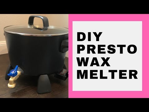 Part of a video titled DIY Presto pot candle wax melter & soap melter - YouTube