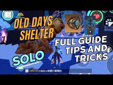 Old Days Shelter (Drill) FULL GUIDE , Tips And Tricks | How To Solo Beat The Shelter | Utopia Origin