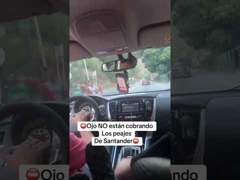 Peajes de Oiba, Los Curos, Curití y Río Blanco, en Santander, no están cobrando a usuarios