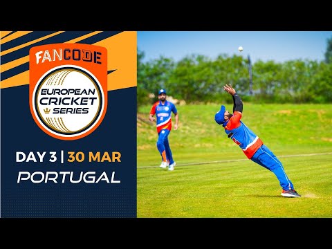 🔴 FanCode European Cricket Series Portugal, 2022 | Day 3 | T10 Live Cricket