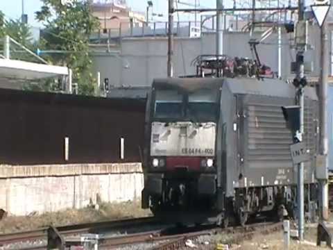 E189.400 con merci in transito a Roma Tiburtina