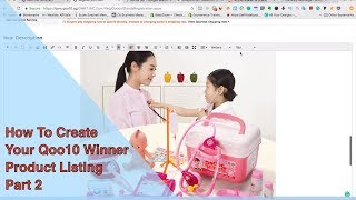 How to create your winning product listing and generate revenue in Qoo10 seller - Part 2