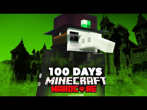 I Spent 100 Days in a Medieval Plague in Hardcore Minecraft... Here's What Happened