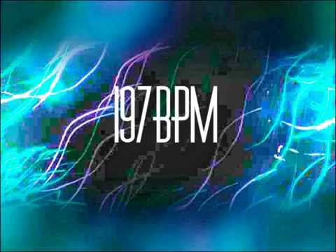 197BPM/One Hundred and Ninety Seven Beat per Minute 4/4 Metronome/Tempo