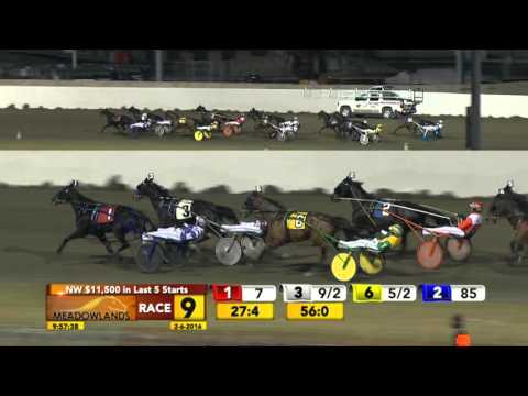 Meadowlands February 6, 2016 - Race 9 - All Week