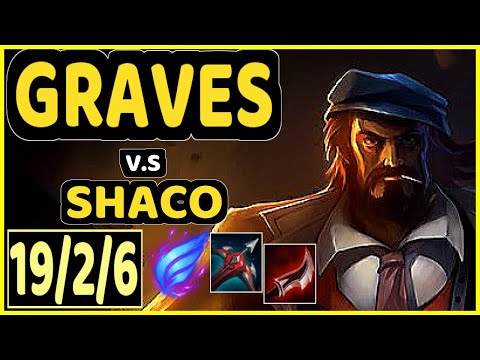 PRIDE (GRAVES) vs SHACO - 19/2/6 KDA JUNGLE CHALLENGER GAMEPLAY - EUW
