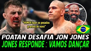 JON JONES RESPONDE CHAMADO DE ALEX POATAN PARA UFC NA CASA BRANCA