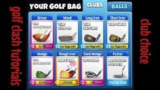 Golf clash what clubs to upgrade from beginner to master.