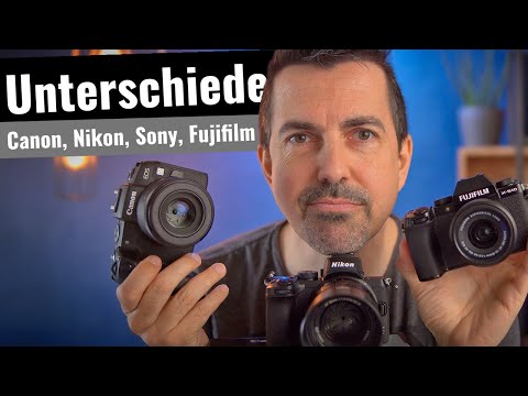 Die kleinen Unterschiede zwischen Canon, Sony, Nikon und Fujifilm 🙄