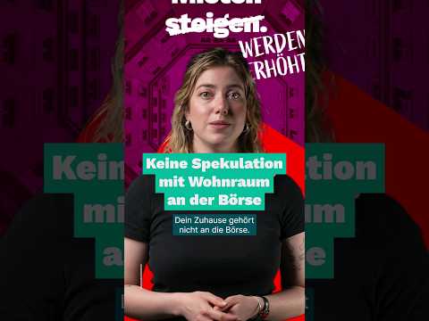 Keine Rendite mit der Miete! Unser Wahlprogramm zur Europawahl #Wohnen #Wohnung #Geld