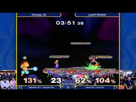 TBH4 - Kalamazhu & Zanguzen Vs. Darrell & Duck - SSBM Doubles - Melee