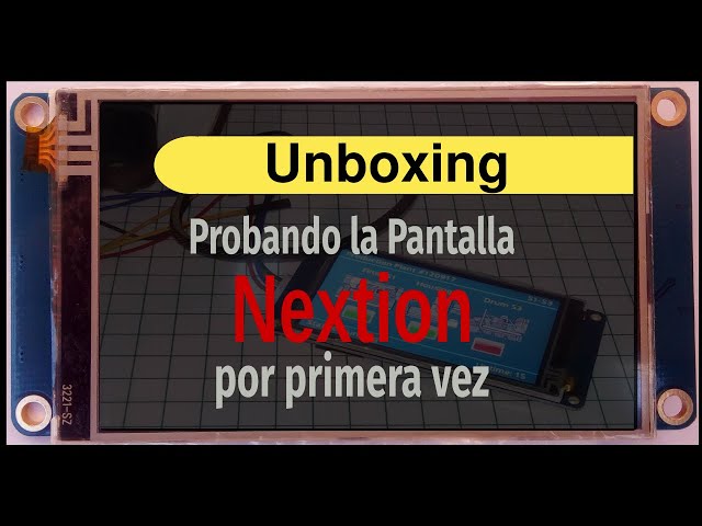 Vídeo relacionado con Digitalkey Nextion NX3224T024 - Pantalla de 2,4 pulgadas HMI inteligente Smart USART UART serie módulo panel táctil TFT LCD para kit Raspberry Pi y Arduino