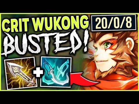 NEW CRIT ITEMS ARE BUSTED ON WUKONG?! | RANK 1 WUKONG CARRIES WITH CRITKONG - League of Legends