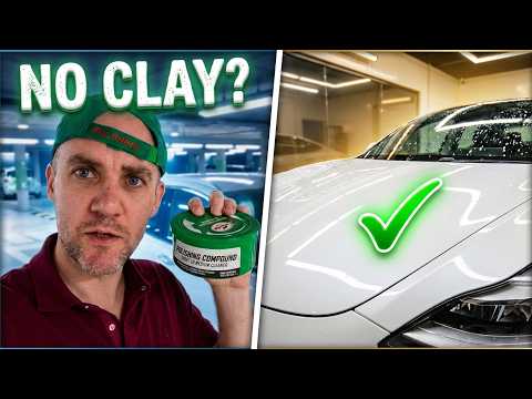 Clay bar alternative? Testing Turtle Wax Light Polishing Compound on my white car