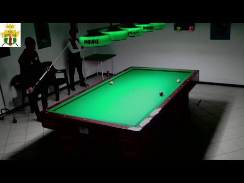 Finale 2 tappa coppa lazio 2018-19  Ferraiolo vs Rainone biliardo club Viterbo