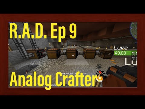 R.A.D. Analog Crafter / Mystical Essence Minecraft Modded